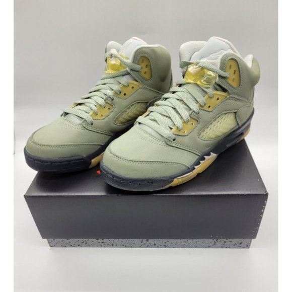 Air Jordan 5 Retro (GS) 'Jade Horizon' 440888-300 - Picture 4 of 9